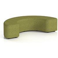 Harlestone 180 Degree Stool, In Rivet Fabric, Olive Body And Top