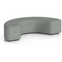 Harlestone 180 Degree Stool, In Rivet Fabric, Prime Body And Top