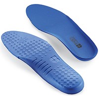 Shoes For Crews Comfort Insoles, Blue, Size 11