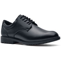 Shoes For Crews Cambridge Waterproof Leather Shoes, Black, 5