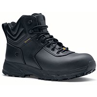 Shoes For Crews Guard Unisex Mid Leather Waterproof S3 Boots, Black, 5