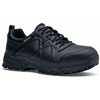 Shoes For Crews Callan Unisex ESD Low Safety Shoes, Black, 2.5