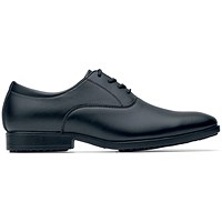 Shoes For Crews Ambassador II Mens Leather Dress Shoes, Black, 6