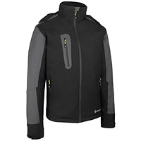 Beeswift Padded Rain Jacket, Black& Grey, 5XL