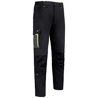 Flex Workwear Two-Tone Trousers, Black & Grey, 28R