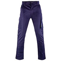 Beeswift Stretch Workwear Granada Trousers, Navy, 30T