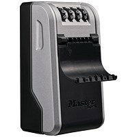 Master Lock Wall Mounted Key Lock Box, Black/Grey