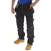 Beeswift Shawbury Multi Purpose Trousers, Black, 40