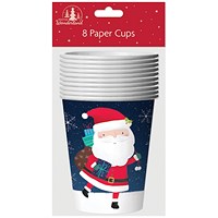 Christmas Paper Cups, 9oz, Pack of 96