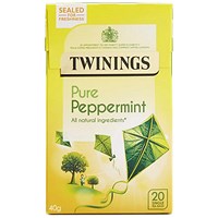 Twinings Pure Peppermint Tea Bags (Pack of 20)