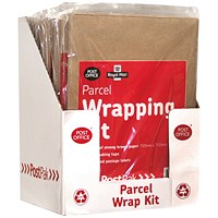 Post Office Brown Post Pack Wrap Kit (10 Pack) 39124016