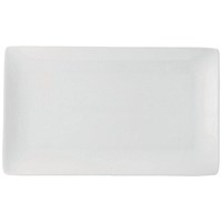 Pure White Rectangular Plate, 28x16cm, Pack of 6