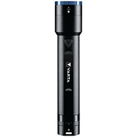 Varta Night Cutter Pro F40R Rechargeable Torch and Powerbank, 2000 Lumens, Black