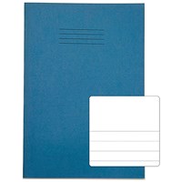 Rhino Exercise Book, 48 Pages, Ruled, A4+, Light Blue, Pack of 50