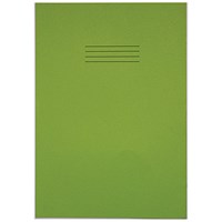 Rhino Exercise Book, 80 Pages, Ruled with Margin, A4+, Light Green, Pack of 50