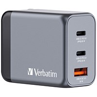 Verbatim GNC-65 GaN 65W 3 Port Charger