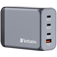 Verbatim GNC-240 GaN 240W 4 Port Charger Verbatim GNC-240 GaN 240W 4 Port Charger