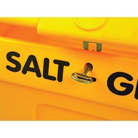 Yellow Lockable Salt and Grit Bin Yellow 200 Litre