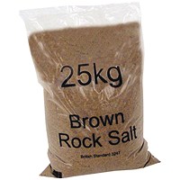 Dry Brown Rock Salt 25kg Bag (20 Pack)