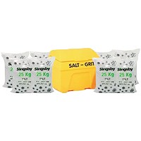 Fd Winter Salt/Grit Bin Basic Kit 200 Litre with 8x25kg Salt