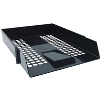 Everyday Plastic Letter Tray, Black Everyday Plastic Letter Tray, Black