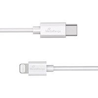 MediaRange Apple Lightning to USB Type-C Charge + Sync Cable, 1m, White