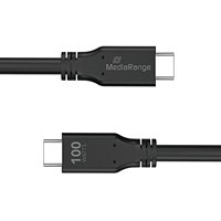 Mediarange USB Type-C Charge And Sync Cable, USB 3.2, 3m Black