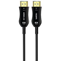 MediaRange Active Optical HDMI Cable with Ethernet 18Gbit, 10m, Black