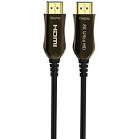 MediaRange Active Optical HDMI Cable with Ethernet 48Gbit, 10m, Black