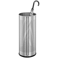 Durable Stainless Steel Umbrella Stand, 28.5 Litre, Round, Silver