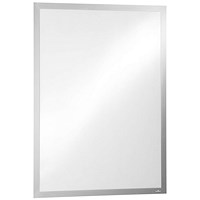 Durable Magnetic Duraframe UV Poster Signage Frame, A1, Silver