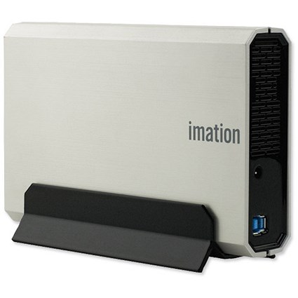 Imation Apollo D300 Expert External Hard Drive USB 3.0 with Stand & Backup Software 1TB Ref i25806