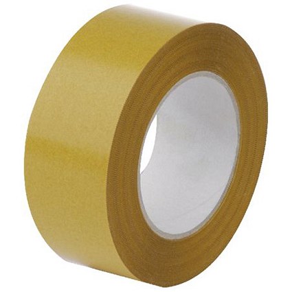 Kraft Paper Tape Self Adhesive 25mmx50m [Pack 12]