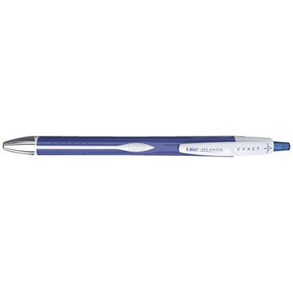 Bic Atlantis Exact Ball Pen / Blue / Pack of 12