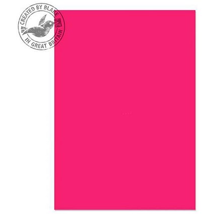 Blake Creative Colour A4 Paper / Shocking Pink / 120gsm / 50 Sheets