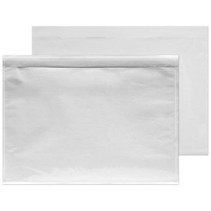 Blake Packaging Envelopes C4 Document Enclosed Wallet Plain Clear Peel and Seal 30mu 328x245mm (Pack 500) - PDE50