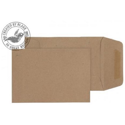 Blake Everyday Envelopes Manilla Pocket Plain Gummed 80gsm 98x67mm (Pack 100) -