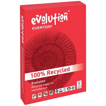 Evolution Everyday Recycled Paper 80gsm A4 (Box 5 Reams)