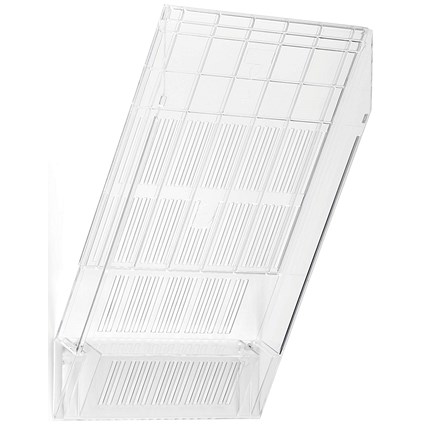 Durable Tray Extension for FlexiBoxx A4 Portrait Literature Holder, Clear