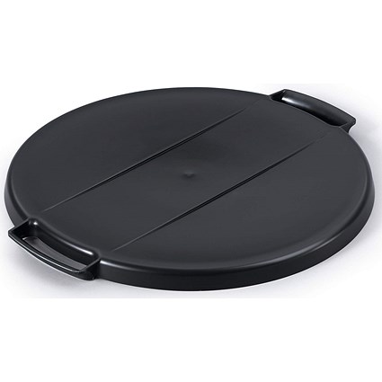 Durable Durabin 40L Food & Freezer Safe Round Bin Lid, Black