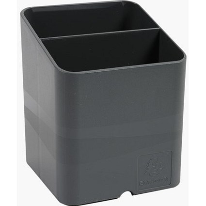 Exacompta PEN-CUBE Pen Pot 74 x 74 x 93mm Grey -