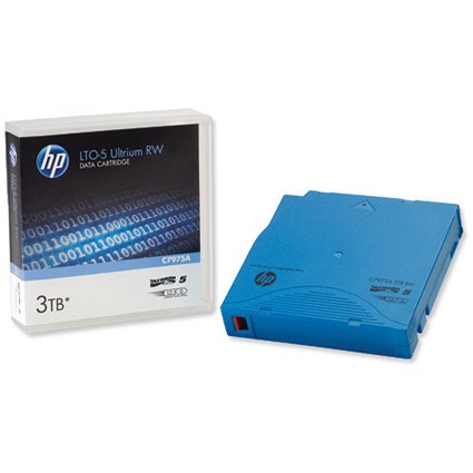 Hewlett Packard [HP] LTO-5 Ultrium Data Tape Cartridge RW 190-240MB/s 1.6-3TB