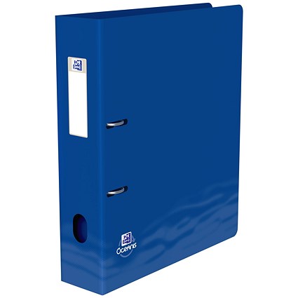 Oxford Oceanis A4 70mm Lever Arch File Blue -