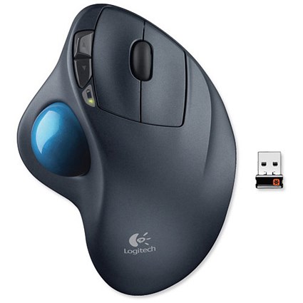 Logitech M570 Wireless Trackball Scrolling with USB Nano-Receiver 2.4GHz