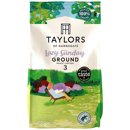 Taylors of Harrogate Lazy Sunday Ground Coffee, 200g