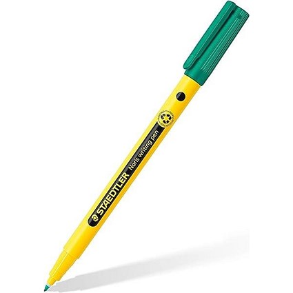 Staedtler Noris Handwriting Pen 0.6mm Line Green (Pack 10) -