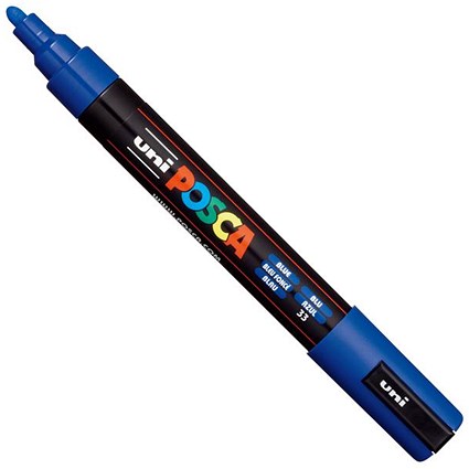 Posca PC-5M Paint Marker Water Based Medium Line Width 1.8 mm - 2.5 mm Blue (Single Pen -