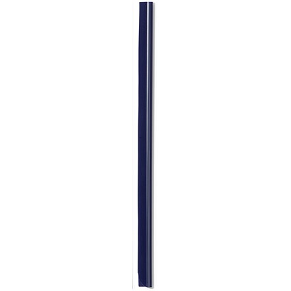 Durable Spinebar, 6mm, Up to 60 A4 Sheets, Navy Blue, Pack of 100