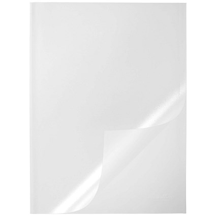 Durable Premium Clear PP Report Covers, 50 Pack, A4 Transparent