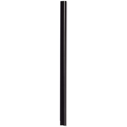 Durable Spinebar, 3mm, Up to 30 A4 Sheets, Black, Pack of 50